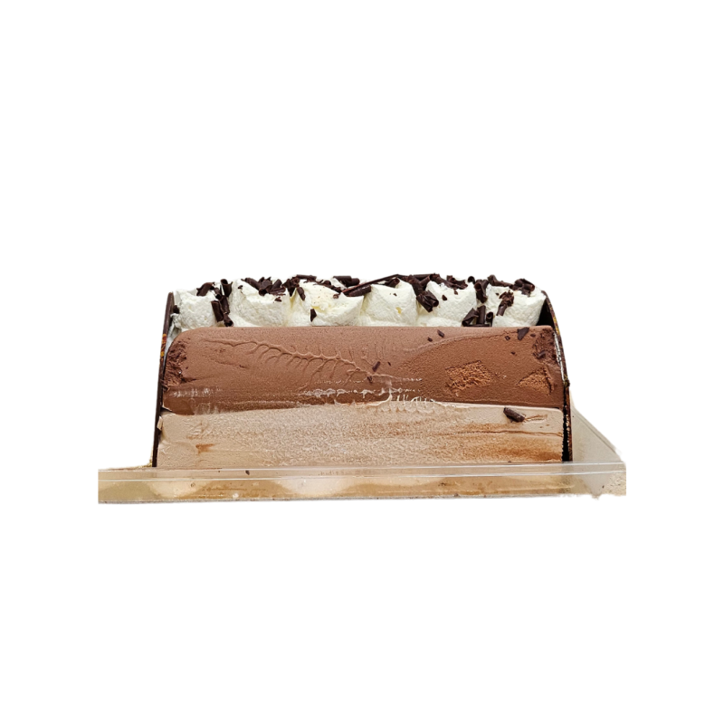 BUCHE GLACEE ARTISANALE CHOCOLAT ET LAIT 480G