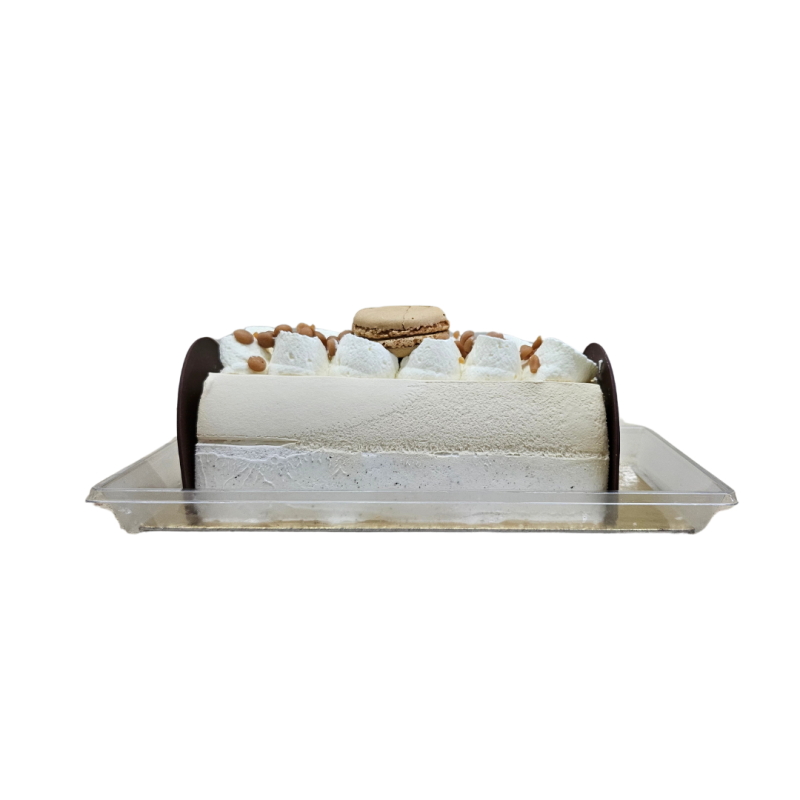 BUCHE GLACEE ARTISANALE VANILLE CARAMEL 480G